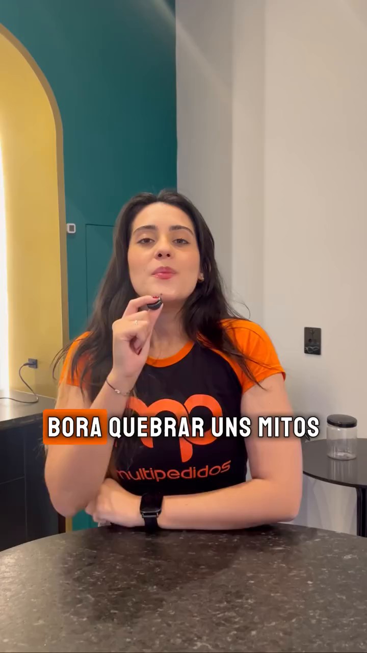 Frame do reel da Multipedidos com a legenda ‘Bora quebrar uns mitos’